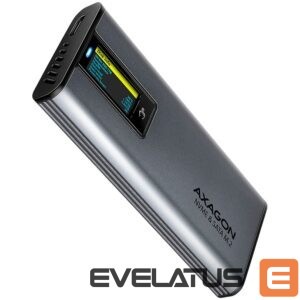 Other Computer Accessory Axagon  AXAGON EEM2-SD2 USB-C 3.2 Gen 2 - M.2 NVMe / SATA SSD 30-80mm ALU box grey, LCD display 