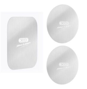 Automaatne hoidja iLike  Magnetic holder plates 3pcs stickers Silver