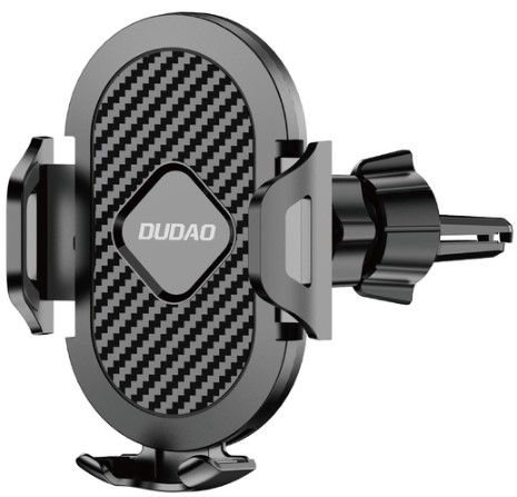 Automaatne hoidja Dudao F2C 360° Multi-angle Rotation Air Outlet Phone Holder Black