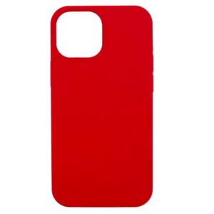 Back panel cover Evelatus Apple iPhone 13 Premium Soft Touch Silicone Case Carmine