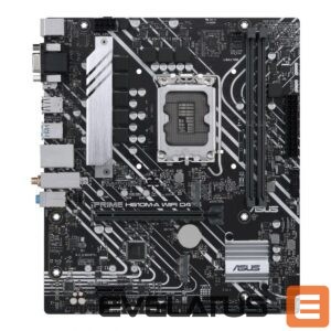 Motherboard for Intel processors Asus  PRIME H610M-A WIFI D4 Processor family Intel, Processor socket  LGA1700, DDR4 DIMM, Memory slots 2, Supported hard disk drive interfaces 	SATA, M.2, Number of SATA connectors 4, Chipset  Intel H610, mATX 