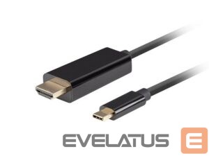 Parveidotājs Lanberg  USB-C to HDMI Cable, 0.5 m 4K/60Hz, Black 