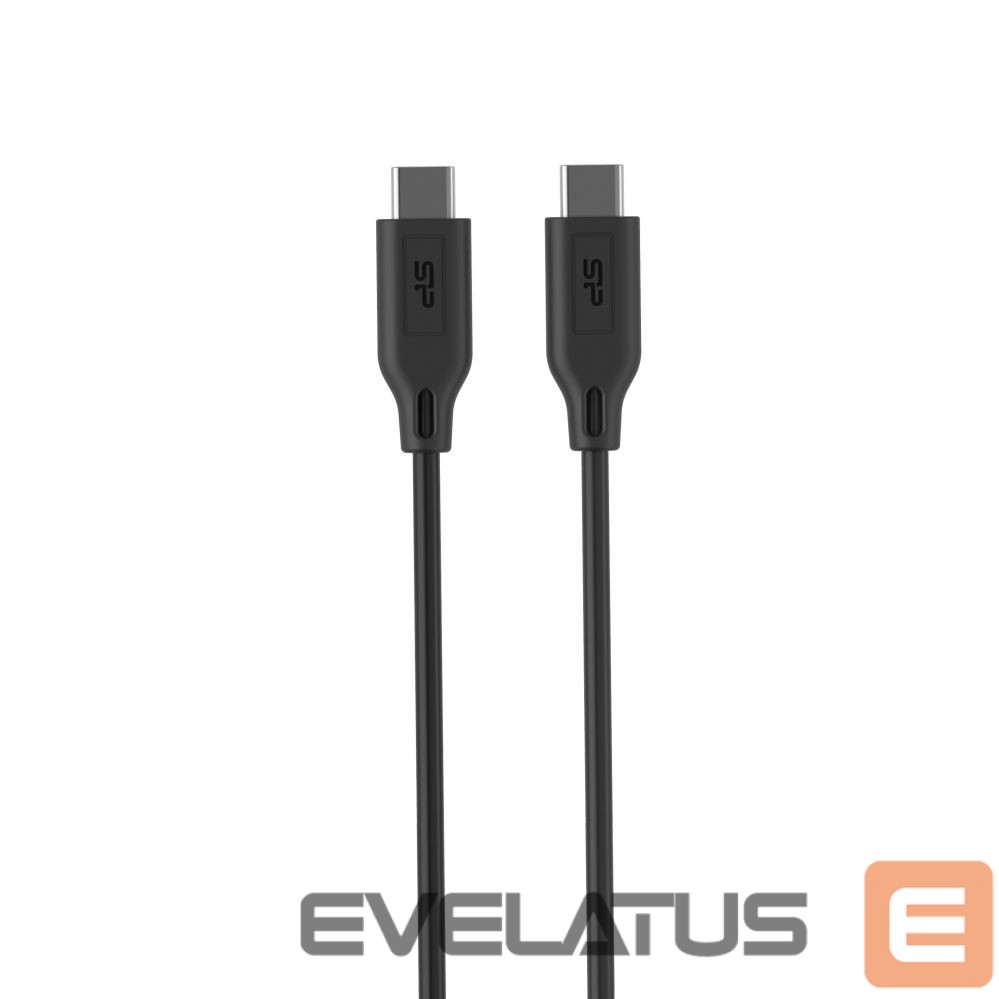 Tagakaaned Silicon power USB-C to USB-C cable LK15CC Black