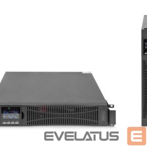 Serverid Digitus  OnLine UPS, rack/tower, 3000VA, 3000W, LCD, 8 x C13, 1 x C19, RS-232, USB, SNMP card (optional), relay card (optional) 