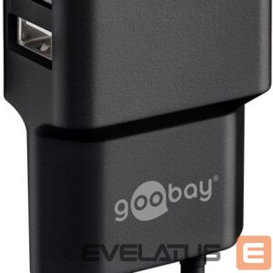Ruuterid Goobay  Dual USB charger 44951  2.4 A,  2 USB 2.0 female (Type A), Black, 12 W 