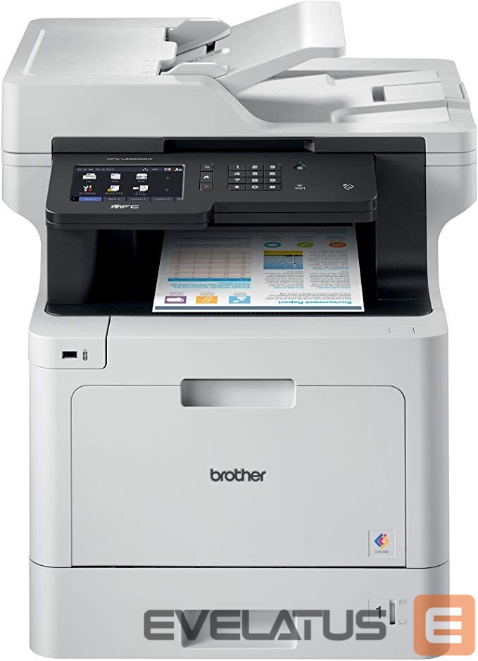 Printer Brother MFC-L8900CDW Colour, Laser, Multifunctional Printer, A4, Wi-Fi, White