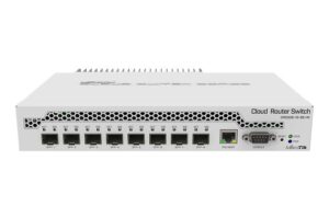 Serveris – kiti priedai Mikrotik  Switch CRS309-1G-8S+IN Web managed, Desktop, 1 Gbps (RJ-45) ports quantity 1, SFP+ ports quantity 8, Dual boot SwitchOS/RouterOS (Level 5) 