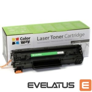 Aksesuāri un izejmateriāli ColorWay  Toner Cartridge, Black, HP CE285A (85A); Canon 725 