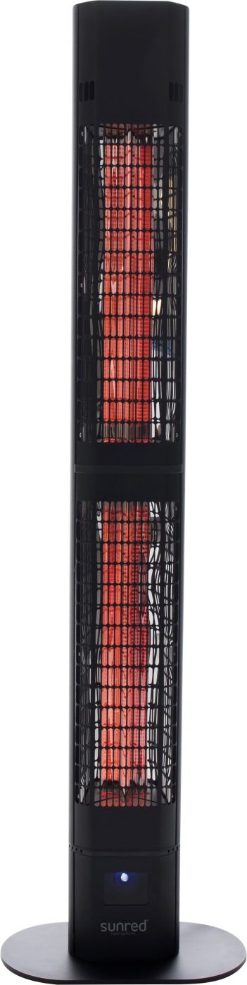 Radiaator SUNRED Heater RD-DARK-3000L, Valencia Dark Lounge Infrared, 3000 W, Black, IP55