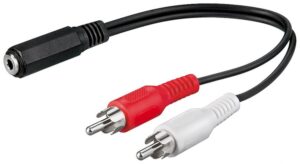 Kabelis Goobay  Audio cable adapter, 3.5 mm 50092 