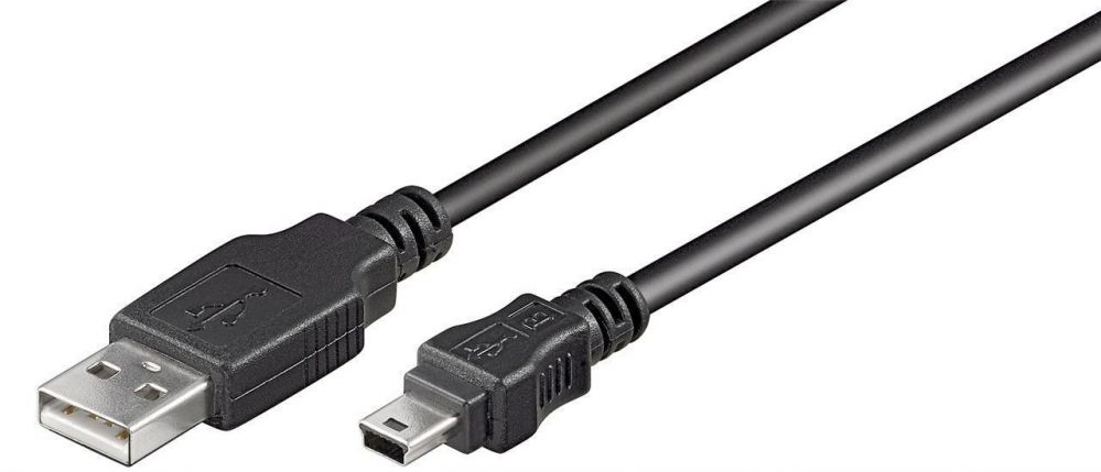 Kaabel Goobay 50767 USB 2.0 Hi-Speed cable, black, 1.8 m