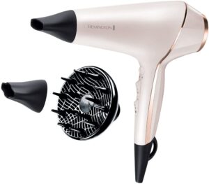 Manikīra un pedikīra piederumi Remington  Hair dryer ProLuxe AC9140 2400 W Number of temperature settings 3 Ionic function Diffuser nozzle White/Gold/Black 