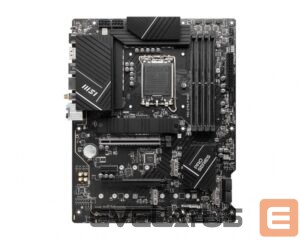 Motherboard for Intel processors MSI  PRO Z790-P WIFI Processor family Intel Processor socket  LGA1700 DDR5 DIMM Memory slots 4 Supported hard disk drive interfaces 	SATA, M.2 Number of SATA connectors 6 Chipset Intel Z790 ATX 