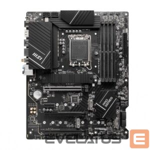 Intel protsessori emaplaat MSI  PRO Z790-P WIFI Processor family Intel Processor socket  LGA1700 DDR5 DIMM Memory slots 4 Supported hard disk drive interfaces 	SATA, M.2 Number of SATA connectors 6 Chipset Intel Z790 ATX 