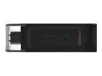 Карты памяти Kingston  KINGSTON 128GB USB-C3.2 Gen1 DT 70 