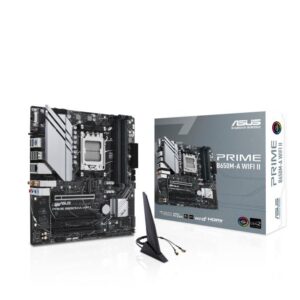 Motherboard for AMD processors Asus  Mainboard||AMD B650|Micro-ATX|Memory DDR5|Memory slots 4|3xPCI-Express 4.0 16x|2xM.2|1x15pin D-sub|1xHDMI|1xDisplayPort|4xUSB 2.0|4xUSB 3.2|1xPS/2|1xRJ45|3xAudio port|PRIMEB650M-AWIFIII 