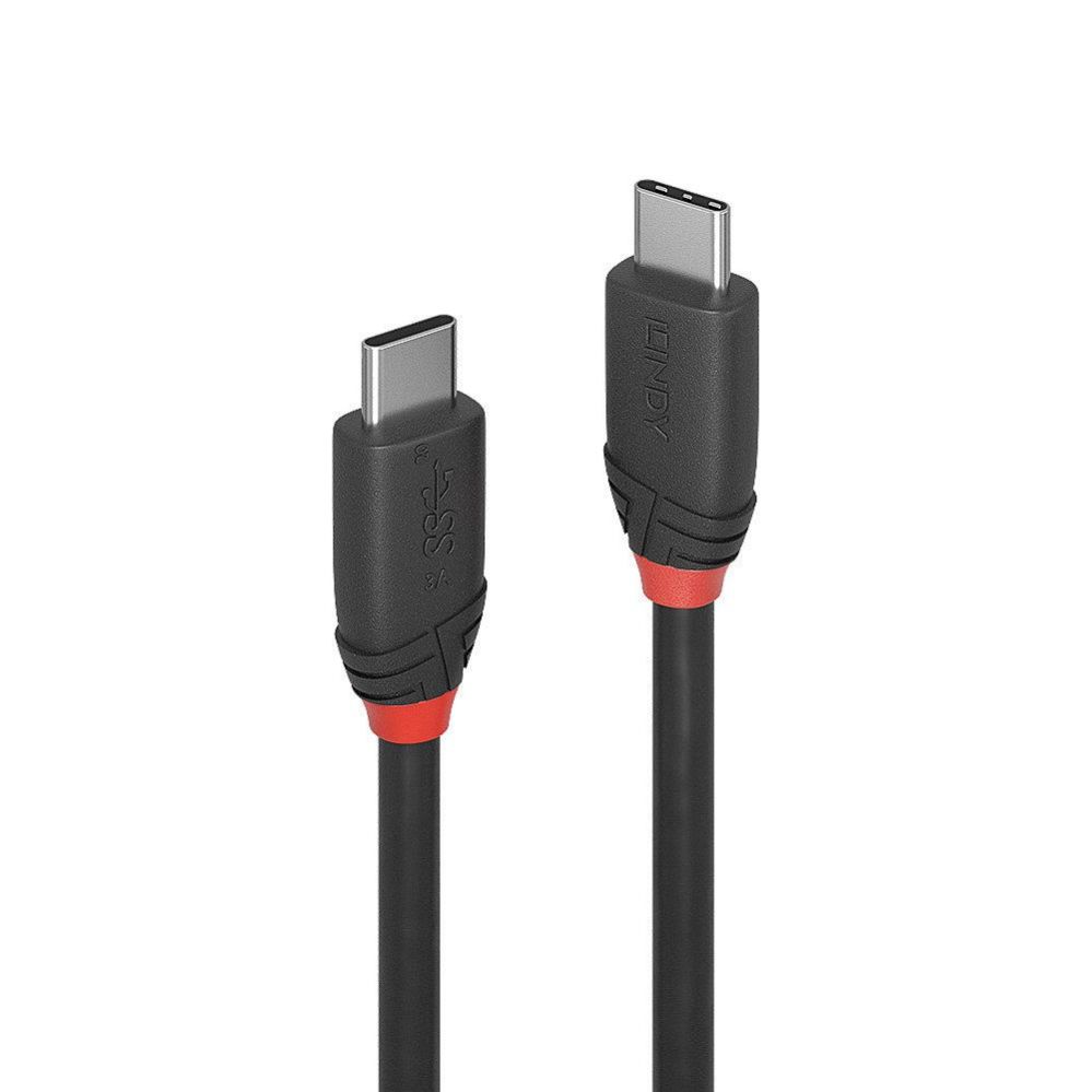 Cable LINDY CABLE USB3.2 C-C 1.5M/BLACK 36907