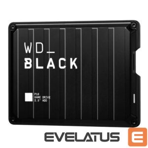 Hard drive HDD Western Digital  External HDD||P10 Game Drive|4TB|USB 3.2|Colour Black|WDBA3A0040BBK-WESN 