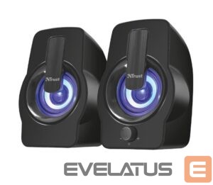 laidiniai garsiakalbiai Trust  Speaker||Gemi RGB|P.M.P.O. 12 Watts|1xAudio-In|Black|22948 