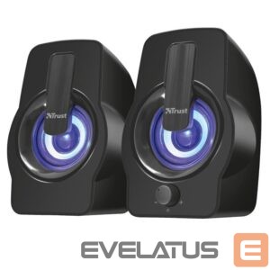 juhtmega kõlarid Trust  Speaker||Gemi RGB|P.M.P.O. 12 Watts|1xAudio-In|Black|22948 