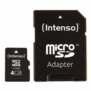 Other Computer Accessory Intenso  MEMORY MICRO SDHC 4GB C10/W/ADAPTER 3413450 