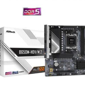 AMD protsessori emaplaat Asrock  MB AMD B650 SAM5 MATX/B650M-HDV/M.2 