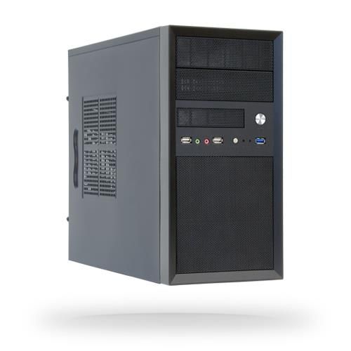 Computer case Chieftec Case||MiniTower|MicroATX|Colour Black|CT-01B-OP