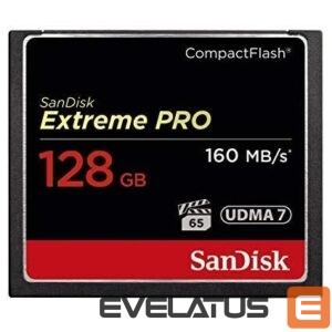 Other Computer Accessory SANDISK BY WESTERN DIGITAL  MEMORY COMPACT FLASH 128GB/SDCFXPS-128G-X46 SANDISK 