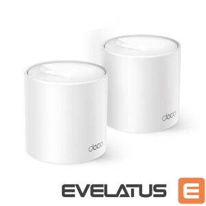 Maršrutizatoriai TP-Link  Wireless Router||Wireless Router|1500 Mbps|Mesh|Wi-Fi 6|1x10/100/1000M|1x2.5GbE|DHCP|DECOX10(2-PACK) 