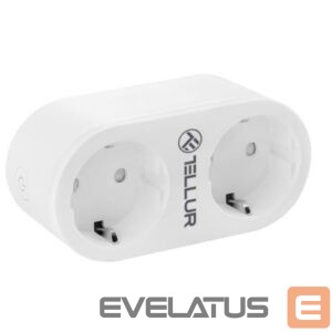 Consumer electronics Tellur  WiFi AC Dual Plug, Energy reading, 16A, 2400W 