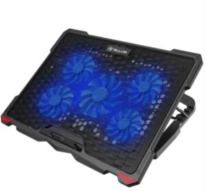 Cooling system for laptops Tellur  Cooling pad Basic 17, 5 fans, LED, black 