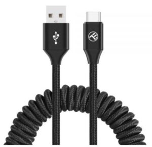 Kabelis Tellur  Data cable Extendable USB to Type-C 3A 1.8m black 
