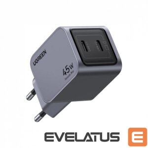Adapteris Ugreen  X707 Nexode Pro 2 USB-C 45W  GaN Tech Fast Charger Grey