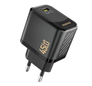 Adapteriai Dudao  Dudao A28 45W GaN USB-C Wall Charger - Black Black