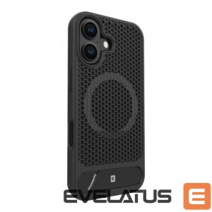 Back panel cover Evelatus Apple iPhone 17 Premium Case Magsafe With Stand Plastic Black