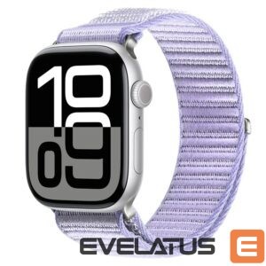 Dirželis Dux Ducis  Apple Watch 42/44/45/46/49MM YE Nylon Braided Loop Wrist Strap Purple