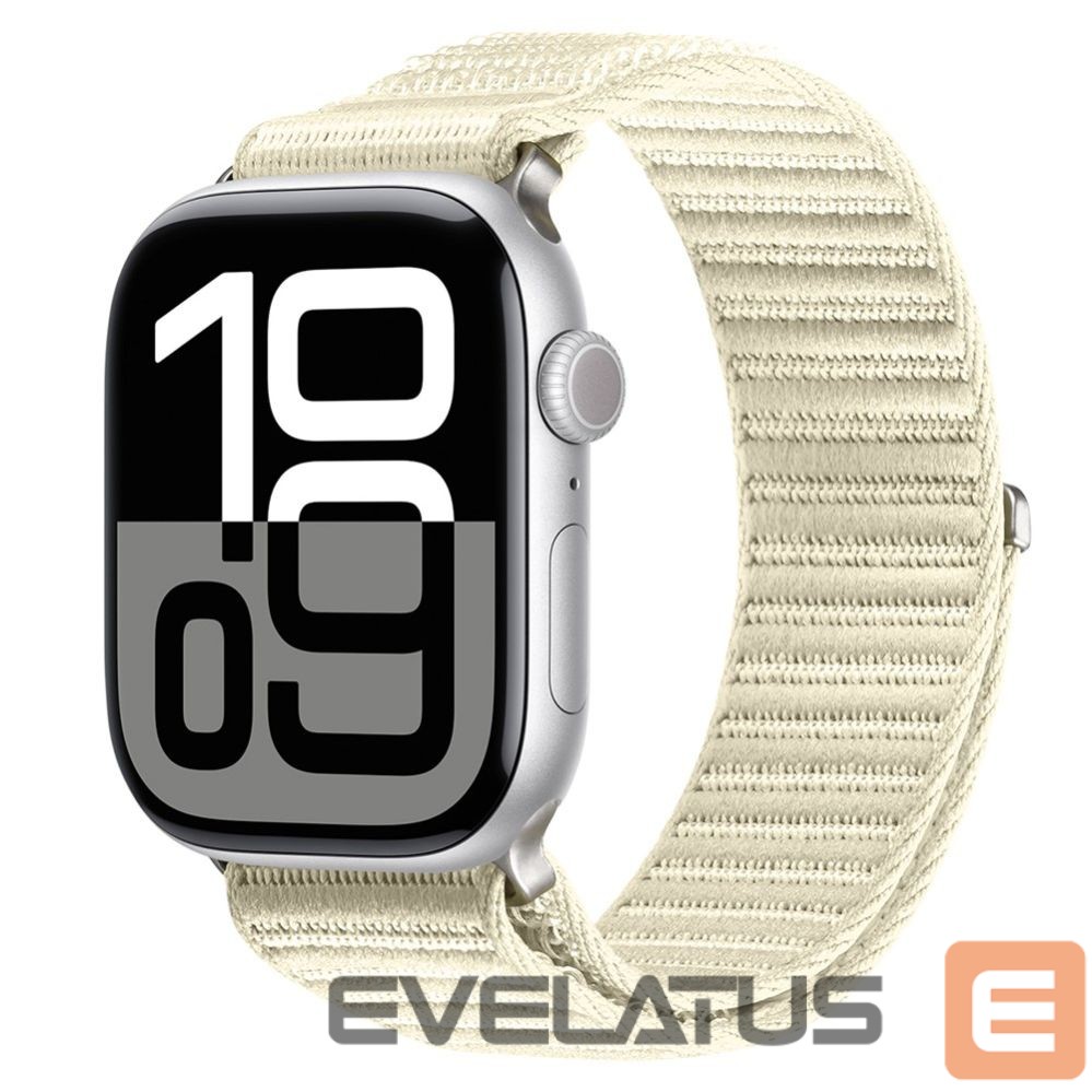 Rihm Dux Ducis Apple Watch 42/44/45/46/49MM YE Nylon Braided Loop Wrist Strap Starlight