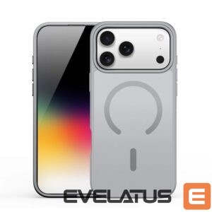 Back panel cover Dux Ducis Apple iPhone 17 Pro Max YIND PC+TPU Case with MagSafe Grey