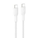 Kabelis Belkin  USB-C TO USB-C 240W 2.0, BRAIDED PCR, 1M White