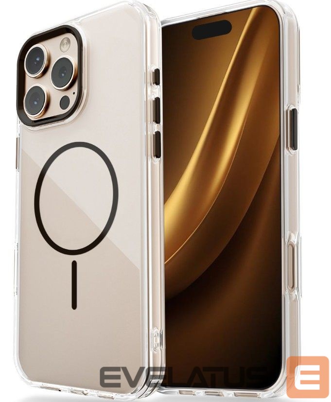 Back panel cover iLike Apple iPhone 16 Pro 6,3 Clear Thin Mag case Transparent