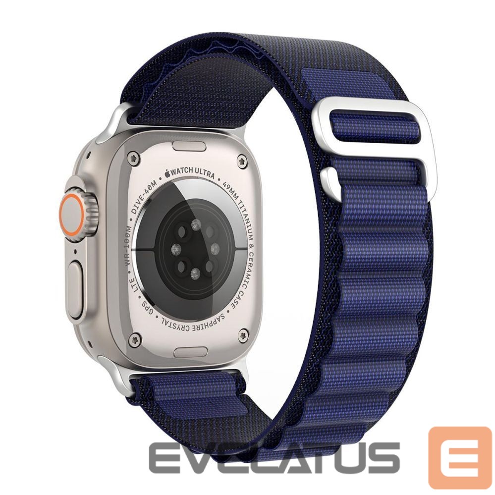 Rihm Dux Ducis Apple Buckle Sport Band for Apple Watch 42/44/45/46/49MM Navy