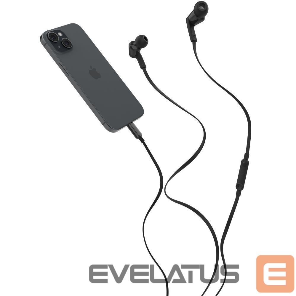 Kaabel Belkin SOUNDFORM - Headphones with USB-C Connector Black