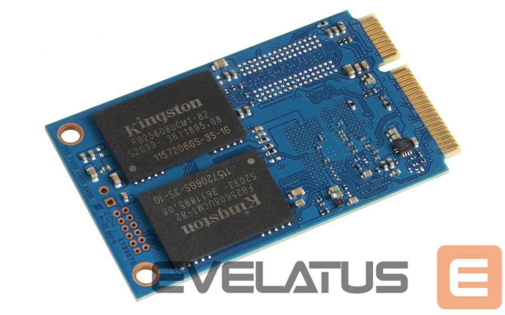 Kõvaketas SSD Kingston KC600 256 GB, SSD interface mSATA, Write speed 500 MB/s, Read speed 550 MB/s