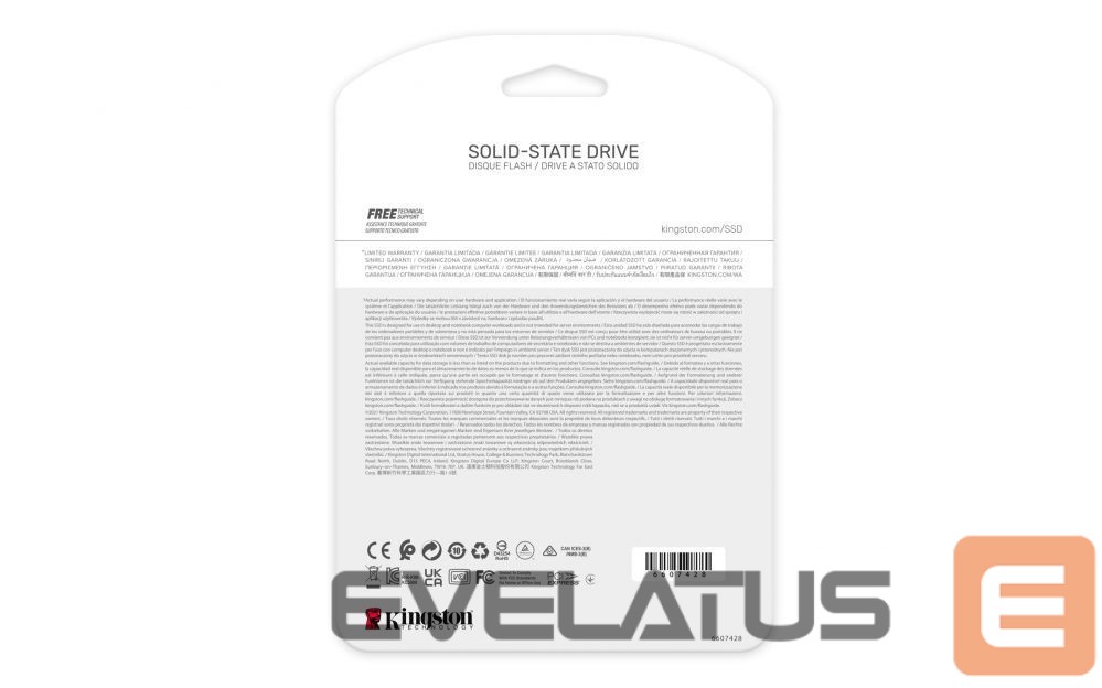 Hard drive SSD Kingston KC3000 1024GB PCIe 4.0 SSD