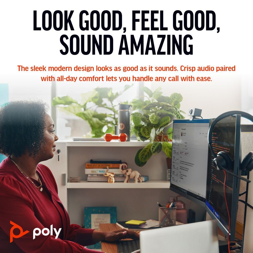 Arvutitarvikud HP HP Poly BW 3325 -M USB-C HS +USB-C/A