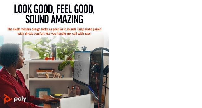 Arvutitarvikud HP HP Poly BW 3325 -M USB-C HS +USB-C/A