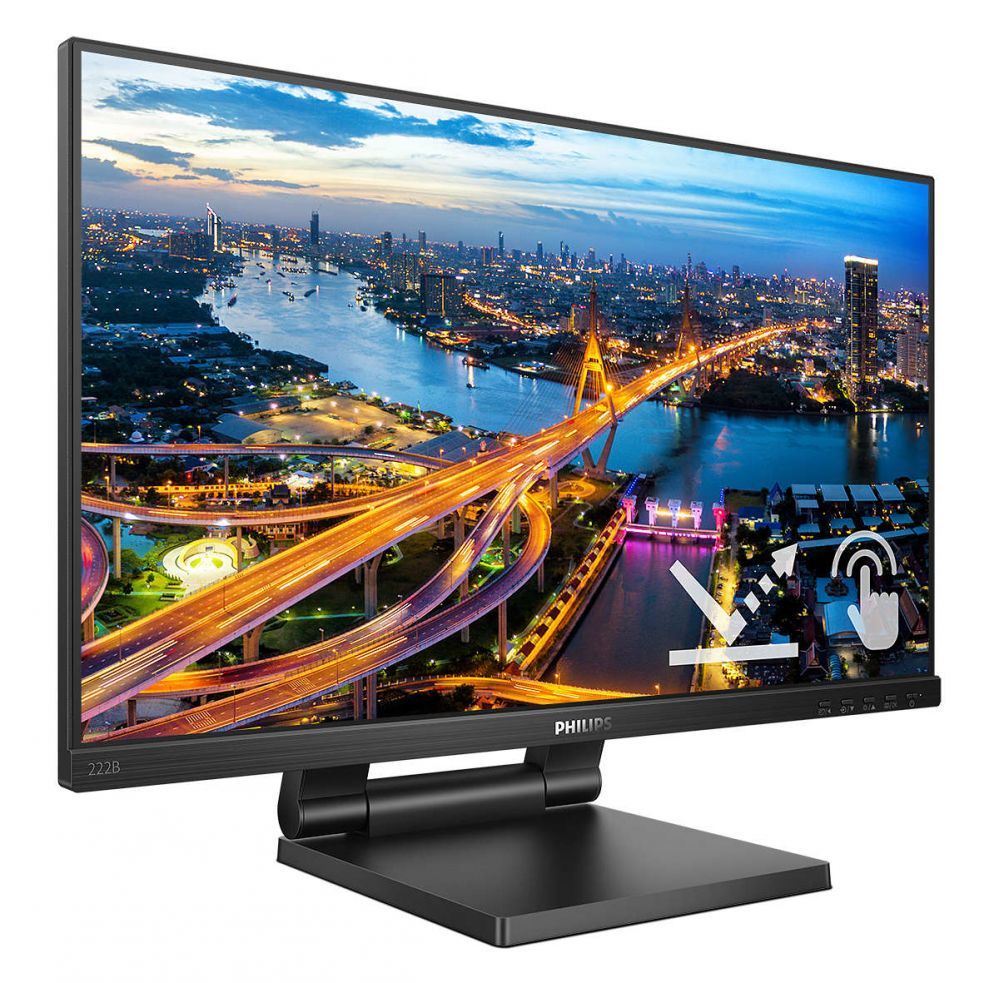 Monitorid Philips 222B1TC/00 21.5" IPS/1920x1080,16:9, 250cd/m²,4ms/HDMI DP USB