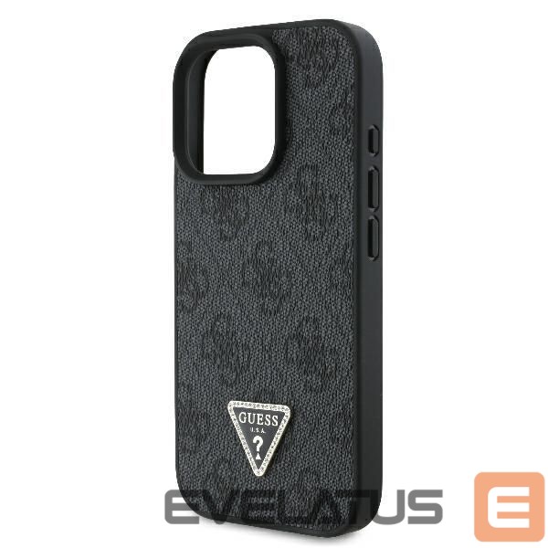 Muu telefoni lisavarustus Guess Guess Leather 4G Triangle Strass MagSafe Case for iPhone 16 Pro Max - Black