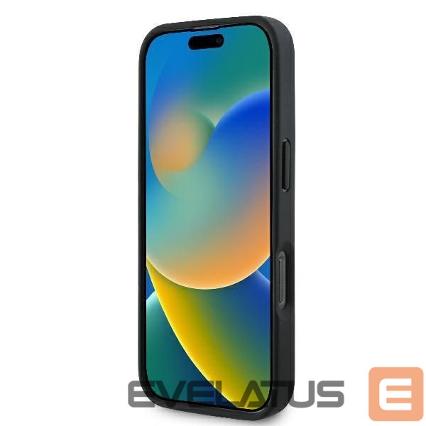 Muu telefoni lisavarustus Guess Guess Leather 4G Triangle Strass MagSafe Case for iPhone 16 Pro Max - Black