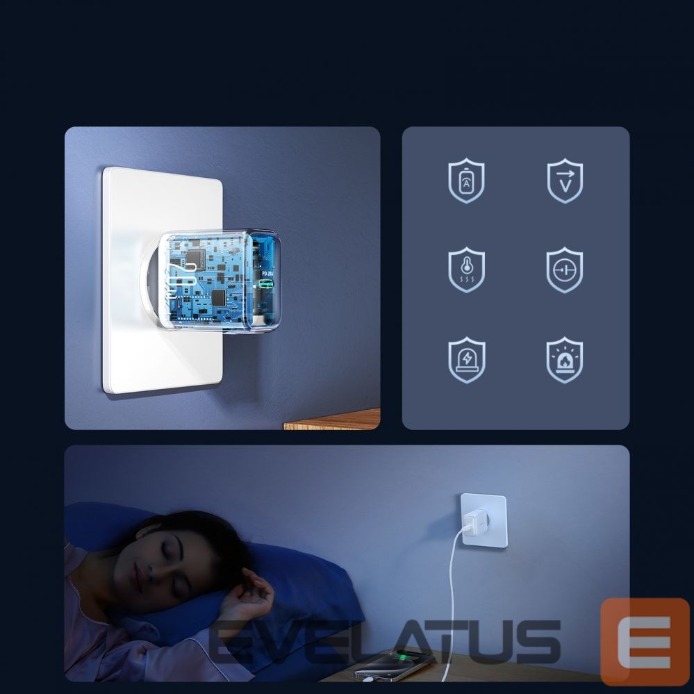 Adaptrid Joyroom with cable \ White